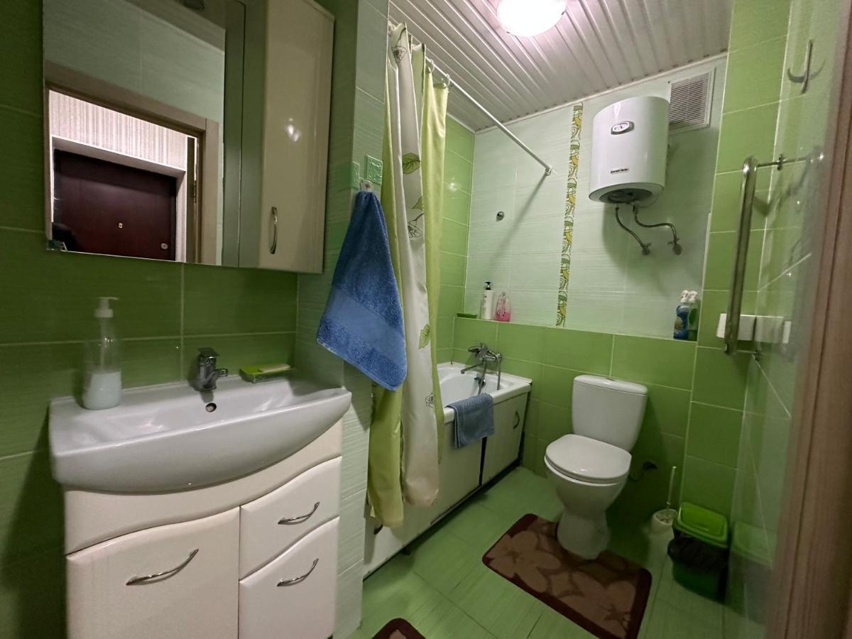 One-Room Apartment Opposite Almaty Airport Turksib ภายนอก รูปภาพ
