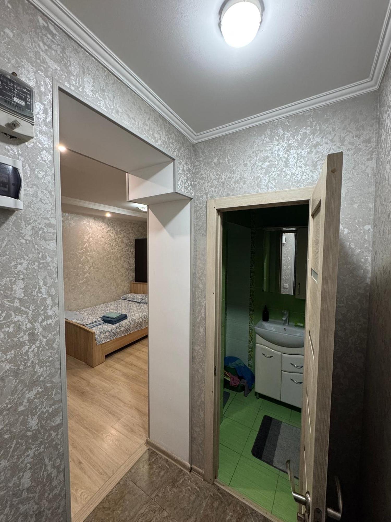 One-Room Apartment Opposite Almaty Airport Turksib ภายนอก รูปภาพ
